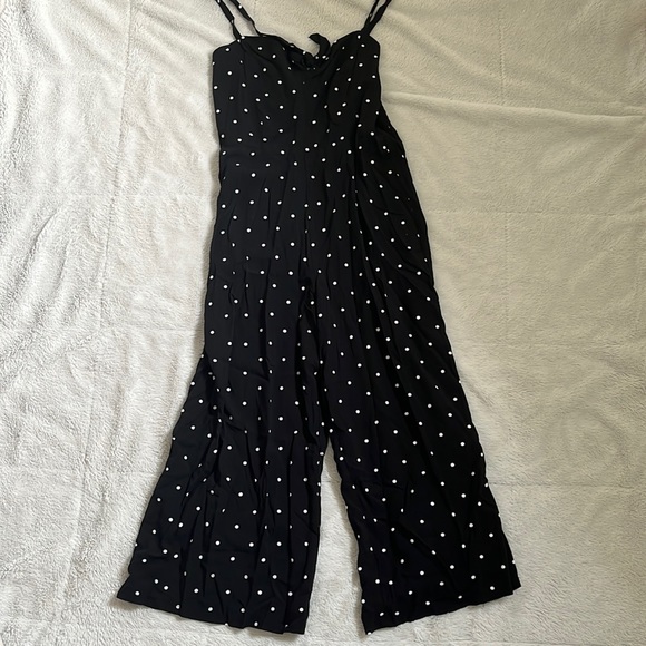 NWT Wide leg polka dot jumpsuit - Picture 1 of 2